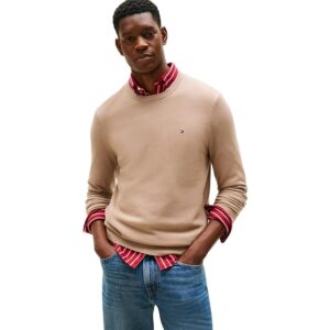 Tommy Hilfiger Uomo Pullover Essential Structure Crew Neck Regular Fit