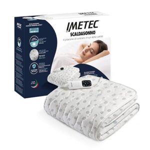 Imetec Scaldasonno Adapto – Scaldaletto singolo 150x80 cotone
