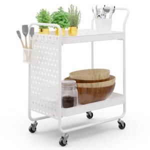 KLARSTEIN Carrello Cucina – Carrello Portavivande in Metallo con Ruote