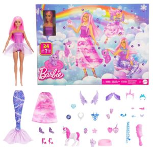 Barbie Calendario dell’Avvento con bambola e accessori fantasy