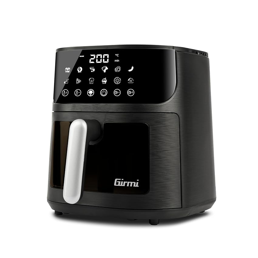 Girmi FG78 Friggitrice ad Aria con Finestra "Ecofrit Black"