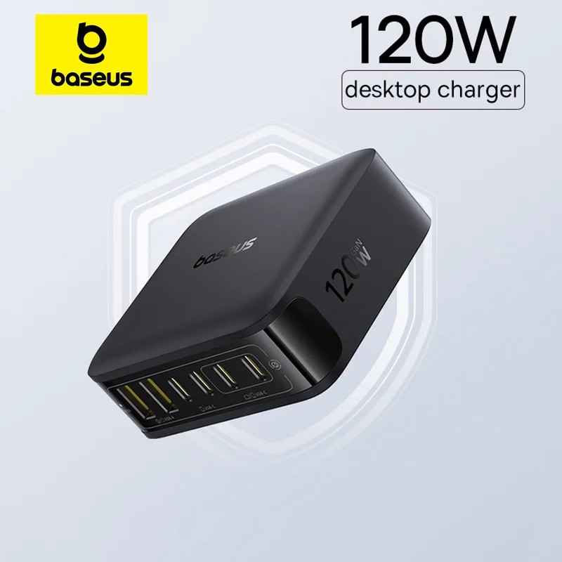 Caricatore da Tavolo Baseus 120W USB C GaN con Ricarica Rapida PD per Tablet