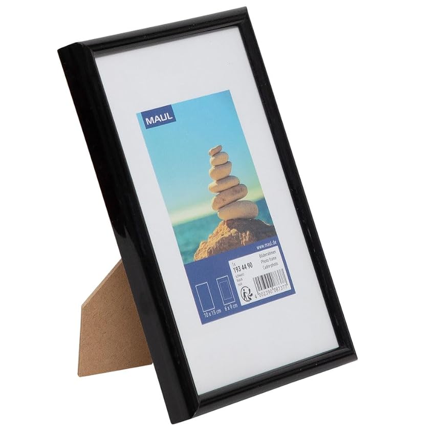 MAUL Cornice portafoto MAULart nera 13x18 lucida da tavolo o parete