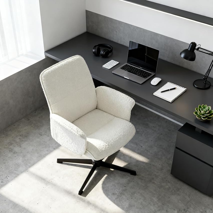 meublescosy Sedia da Ufficio Ergonomica Girevole Regolabile in Altezza