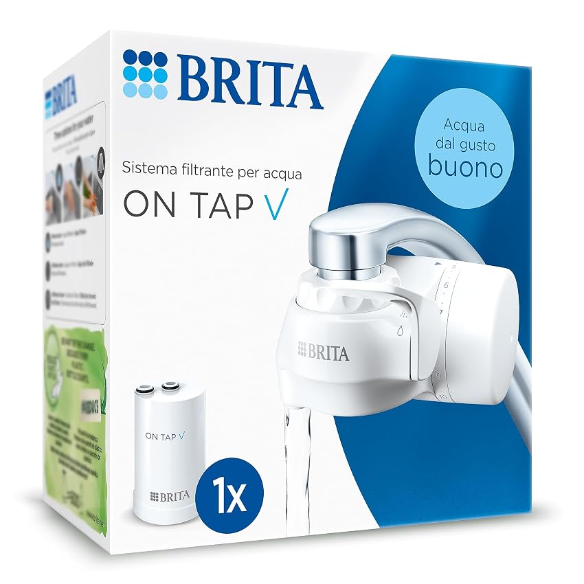 BRITA ON TAP V incl. 1 x filtro acqua rubinetto V (4 mesi)