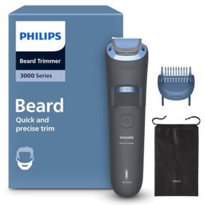 Regolabarba Philips serie 3000 - Lame autoaffilanti con punte arrotondate