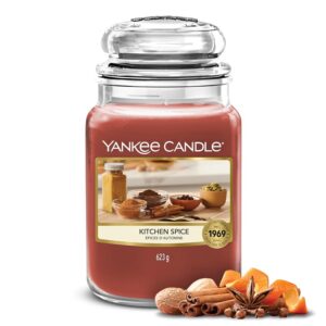 Yankee Candle Candela Profumata | Kitchen Spice Grande Barattolo | Candele a Lunga