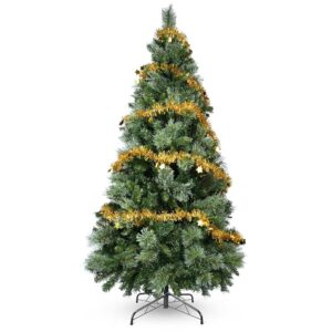 YEAUPE PRO Albero di Natale artificiale in PVC 180 cm | Con robusta base in metallo