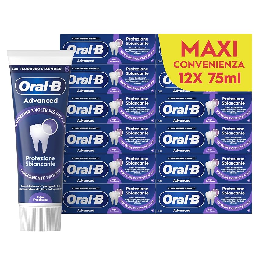 Oral-B Advanced Protezione Sbiancante 12x75ml