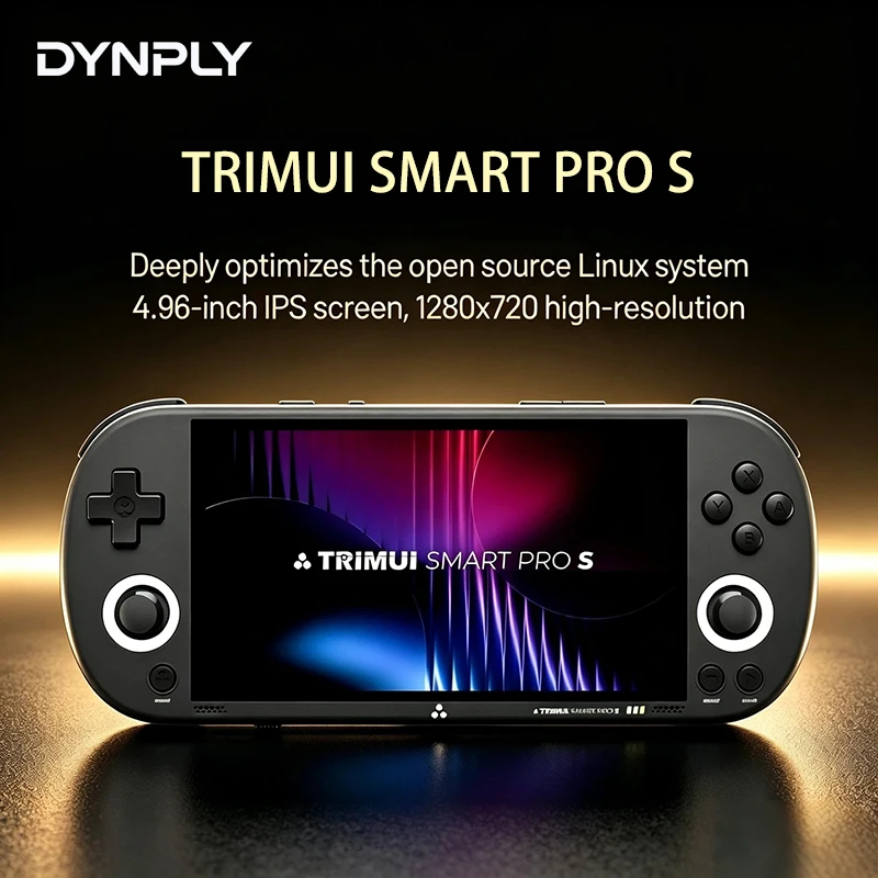 TRIMUI SMART PRO S Console di Gioco Portatile con Schermo IPS da 4