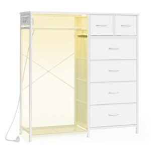 SONGMICS Stand Appendiabiti con Cassettiera