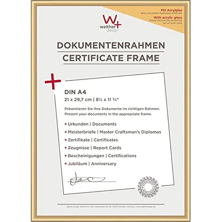 walther design oro 21 x 29