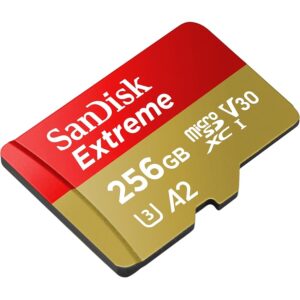 SanDisk Extreme 256GB scheda microSDXC + RescuePro Deluxe