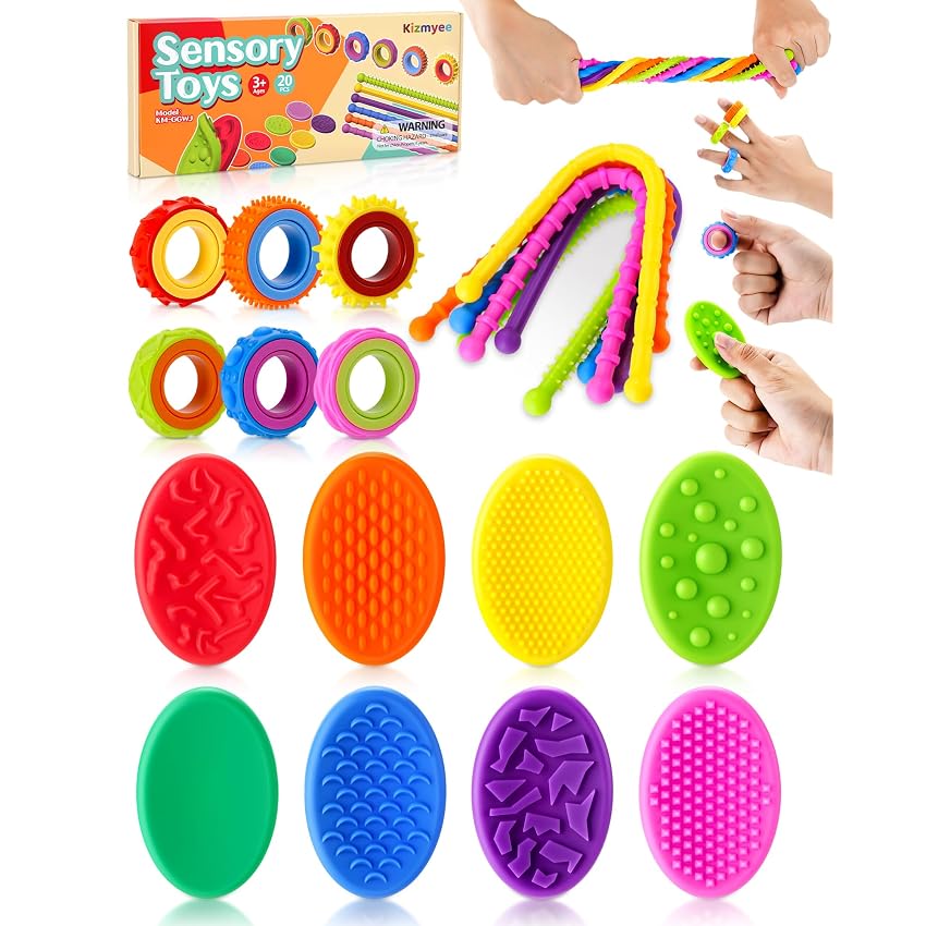 Kizmyee 20 Pezzi Fidget Toys Giochi Sensoriali Antistress