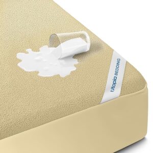 Utopia Bedding Coprimaterasso impermeabile king size in spugna di alta qualità