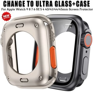Cover Protettiva per Schermo Apple Watch 45mm 44mm 40 41 42 46mm