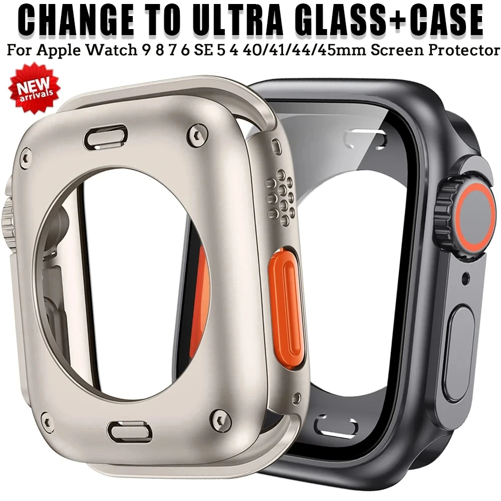 Cover Protettiva per Schermo Apple Watch 45mm 44mm 40 41 42 46mm