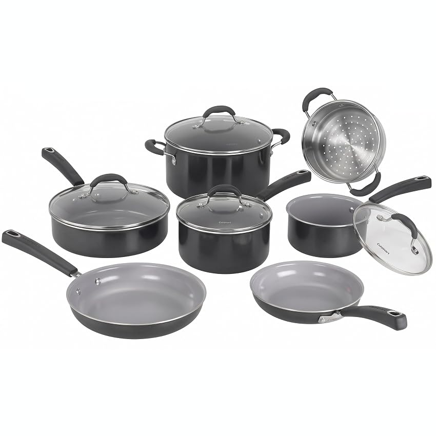 Cuisinart® Set di pentole antiaderenti Ceramica XT | Set da 11 pezzi di pentole e