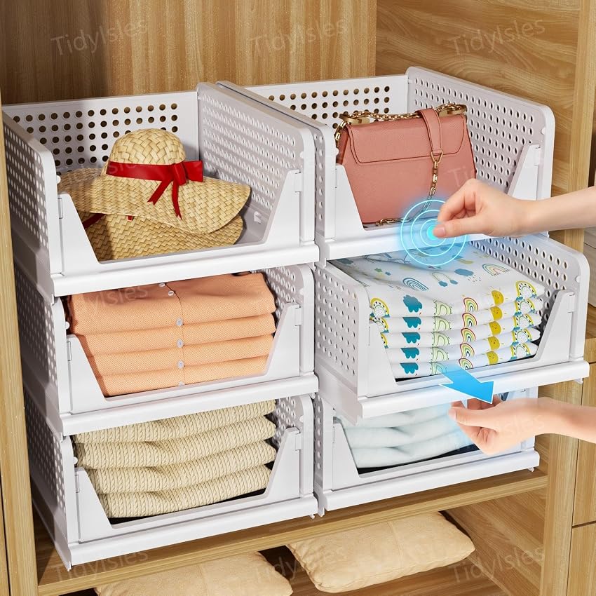 TidyIsles 4 Pezzi Organizer Armadio