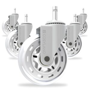 COSYLAND Set 5 Ruote Sedia Ufficio